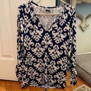 Mud Pie blouse, flowy